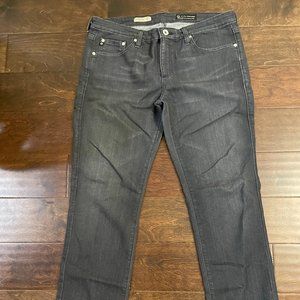 AG (Adriana Goldschmeid) Stevie Skinny Jeans - Black Wash